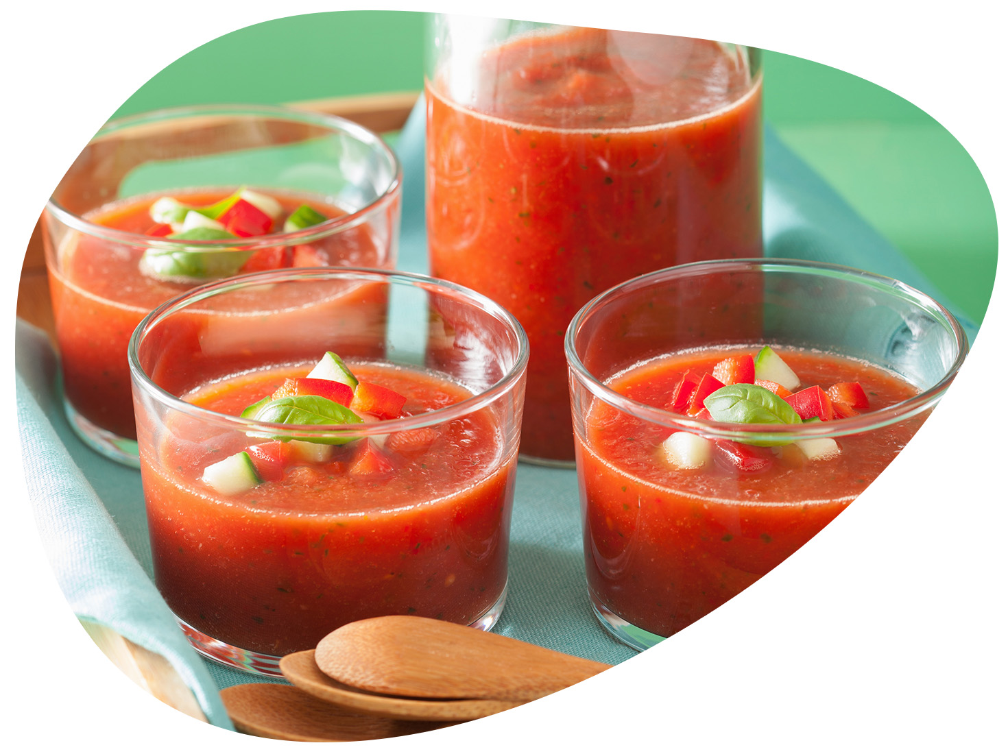 Gaspacho tomates pour bébé