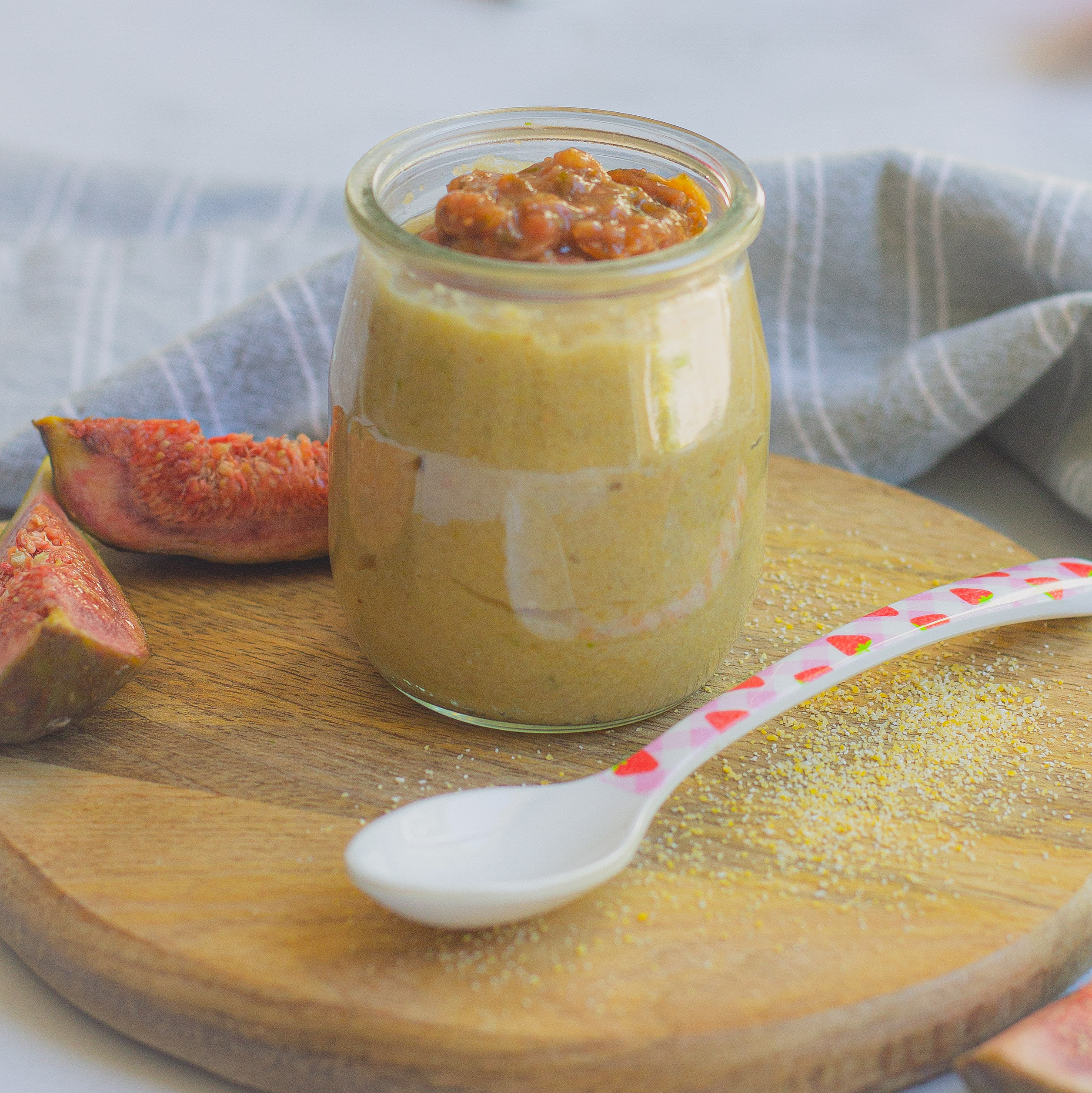 Recette Polenta à la figue pour bébé